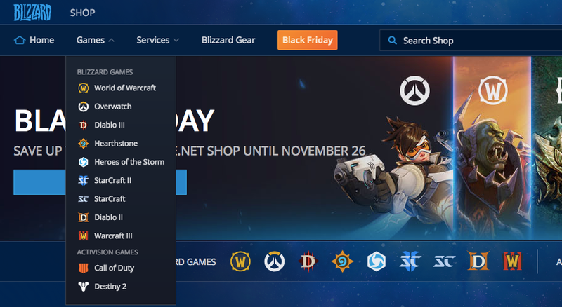 Blizzard’s digital store now sells games made by other Activision studios.